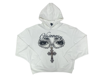 Rhinestone religious hoodie