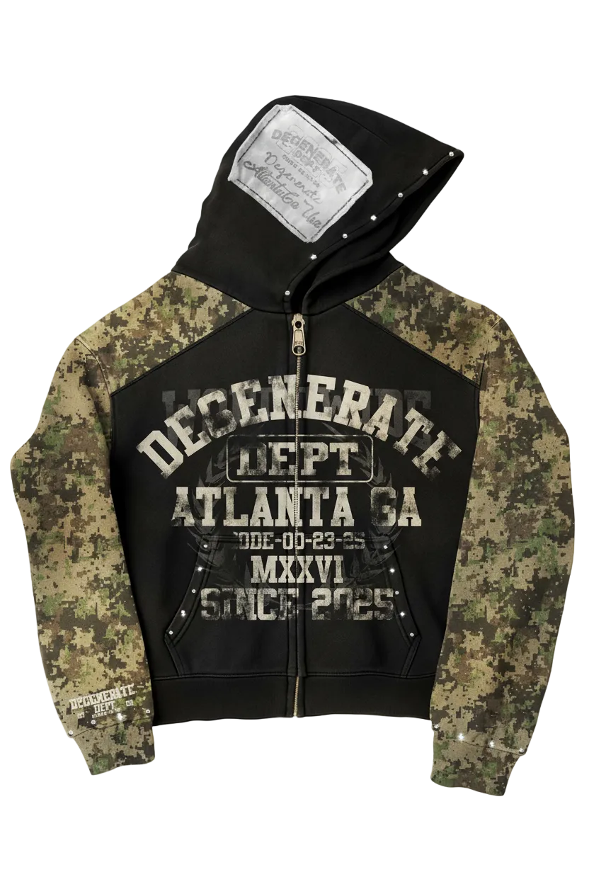 Camo Zip-Up