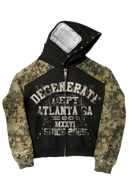 Camo Zip-Up